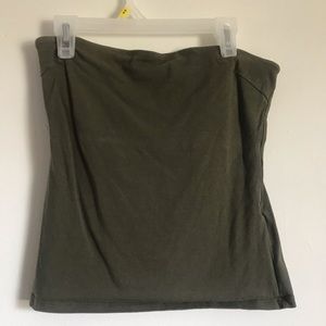 Olive Green Tube Top